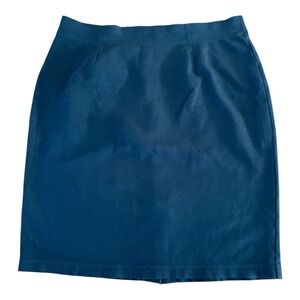 EILEEN FISHER Skirt Womens Size  Large Black Pull On Elastic Waist Midi RN 78121